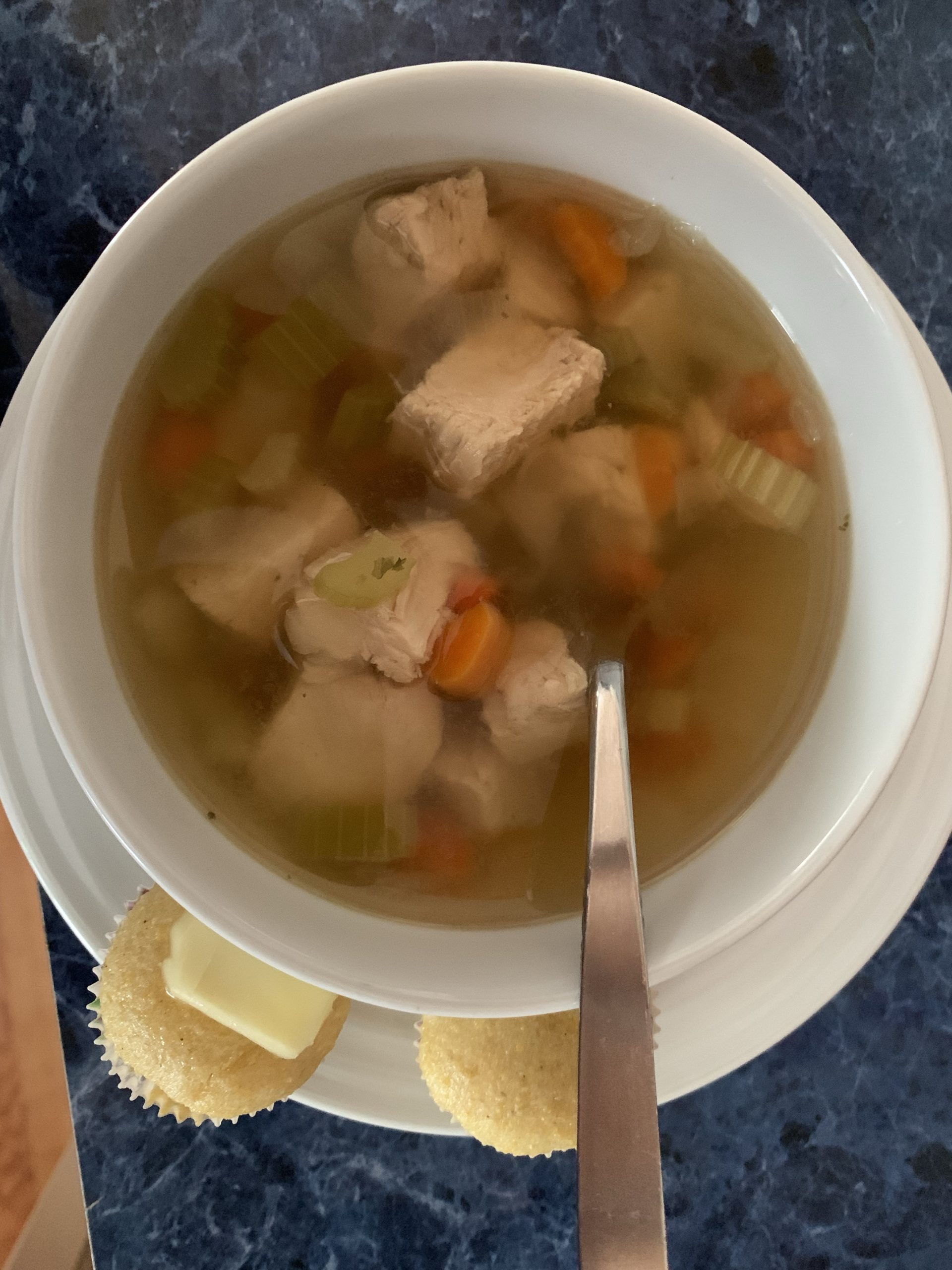Lazy Low Carb Chicken soup Food By Quack